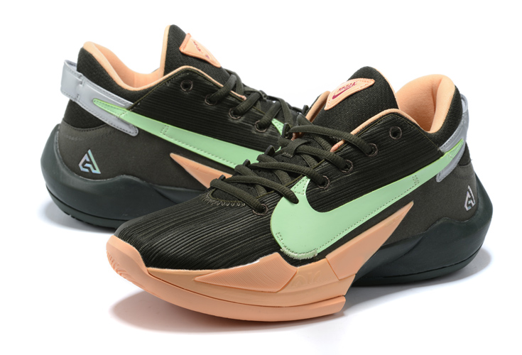 Nike Zoom Freak 2 Black Green Orange Shoes